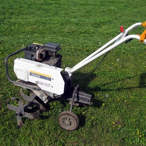 Petrol Garden Rotavator — illustrative hire catalogue image